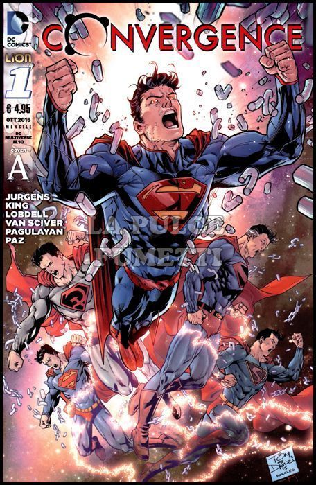 DC MULTIVERSE # 10 - CONVERGENCE 1 PACK - COVER VARIANT A-B-C-D-E-F-G